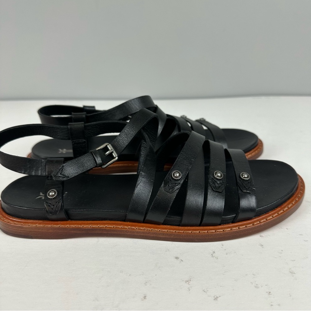 Frye Black and Brown Women's Sandals - Picture 5 of 10